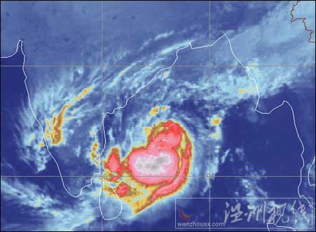 热带气旋THANE在孟加拉湾洋面生成 或将。登陆印度