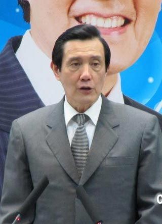 马英九首次针对吴伯雄在北京提“一国两区”作完整说明，强调这个“宪政”架构，是从李登辉执政时就定了。（中评社 倪鸿祥摄）