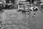 广州暴雨冰雹 4月13日广州市区普降暴雨并伴有雷电大