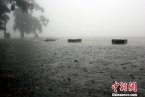 台风?？跋旖髀椒缇扒?庐山景区关闭