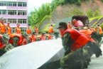 台风苏拉来袭 福建武警各就各位