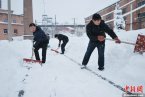 黑龙江鹤岗50年一遇暴雪 降雪量59毫米积雪深度50厘米