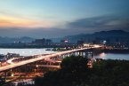 温州东瓯大桥夜景 网友懒的呼吸拍摄的东瓯大桥夜景