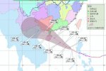2014台风威马逊或将在湛江至茂名沿海登陆
