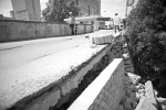 温州惠民路小路塌陷 市区惠民路小路路基塌陷封道