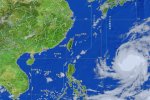 巴蓬台风卫星云图 18号台风巴蓬卫星云图