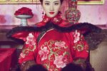 景甜婚纱照 美女景甜结婚穿婚纱照片真的好美