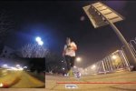 北京小伙和地铁赛跑 144秒跑完一站回到车厢