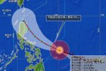 台风红霞加强为强台风 2015年第6号台风红霞14级了