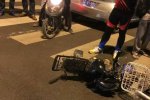 海门重大车祸 轿车连撞三人