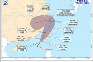 台风丹娜丝明天将影响温州