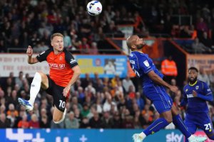 英甲联赛卢顿1:0 AFC温布尔登